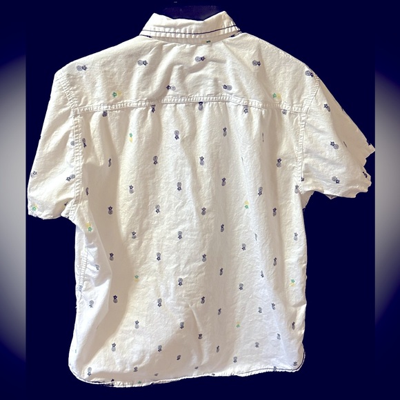 Geometrix pineapple print casual button down shirt - Picture 2 of 5